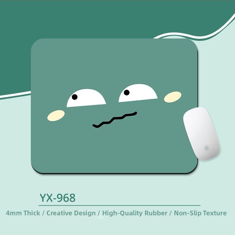 Подложка за мишка с киткова опора – антихлъзгаща настолна подложка, естествен каучук, дизайн с карикатура и трансфер на топлина, за офис и гейминг, OEM/персонализиране