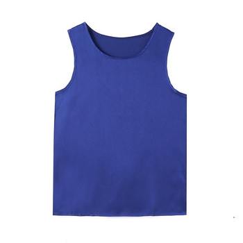 Camisola od acetatnog satena, s trakama, slobodan kroj, jedinstven uzorak, duljina 50–65 cm