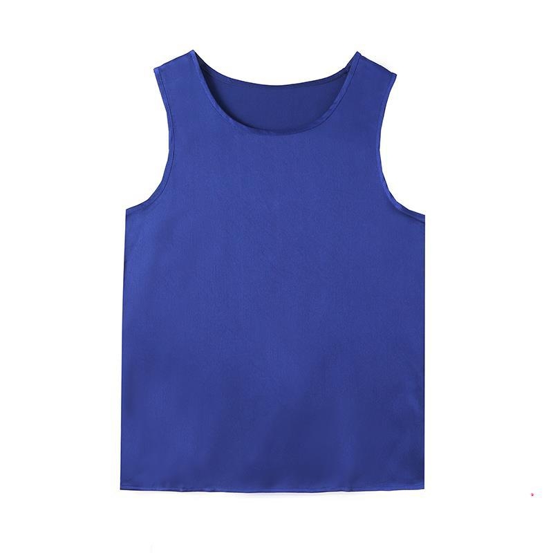 Camisola od acetatnog satena, s trakama, slobodan kroj, jedinstven uzorak, duljina 50–65 cm