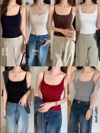 Modalna camisola, uski kroj, kratka duljina, brusen toplina za zimu 2025