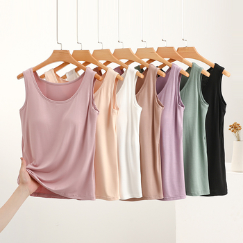 Modalni top s ugrađenom jastučićem za dojke – uski sling stil, naramenice nisu skinjive, 90-95% modal vlakna, Spandex <30%