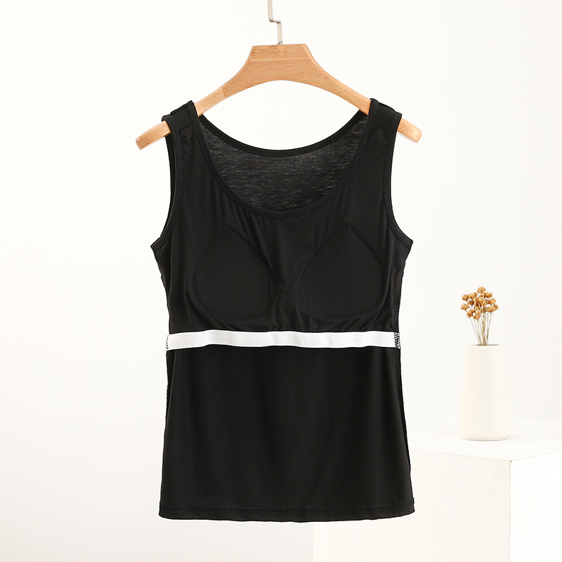 Modalni top s ugrađenom jastučićem za dojke – uski sling stil, naramenice nisu skinjive, 90-95% modal vlakna, Spandex <30%