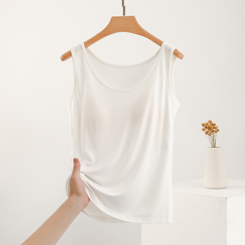 Modalni top s ugrađenom jastučićem za dojke – uski sling stil, naramenice nisu skinjive, 90-95% modal vlakna, Spandex <30%