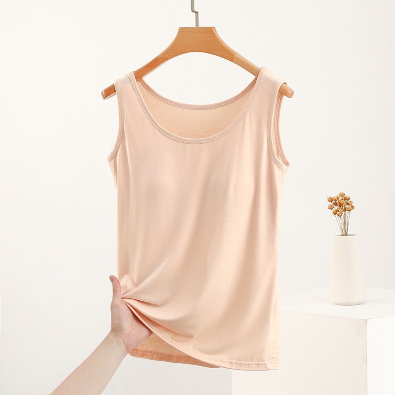 Modalni top s ugrađenom jastučićem za dojke – uski sling stil, naramenice nisu skinjive, 90-95% modal vlakna, Spandex <30%