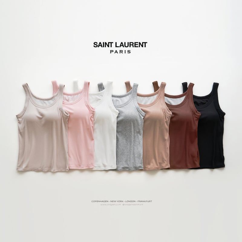 Sieviešu camisole ar iebūvētiem krūšu spilventiņiem, tievs siluets, parastā garuma, vienkrāsains, viskozes-elastāna materiāls, vasara 2025