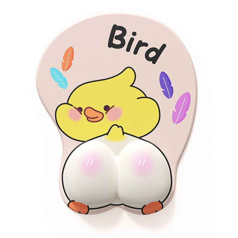 3D pelės kilimėlis su riešo apsauga - Cortical medžiaga, OEM apdorojimas