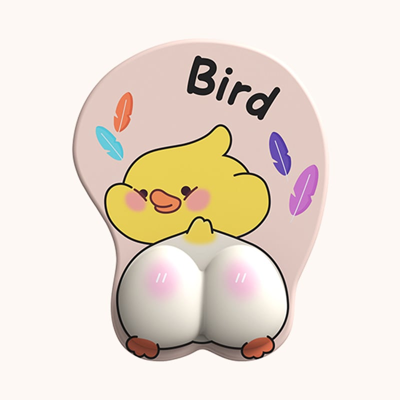 3D pelės kilimėlis su riešo apsauga - Cortical medžiaga, OEM apdorojimas