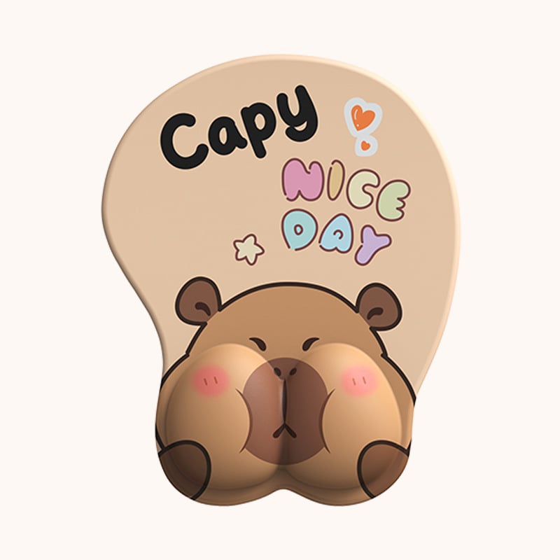 3D pelės kilimėlis su riešo apsauga - Cortical medžiaga, OEM apdorojimas