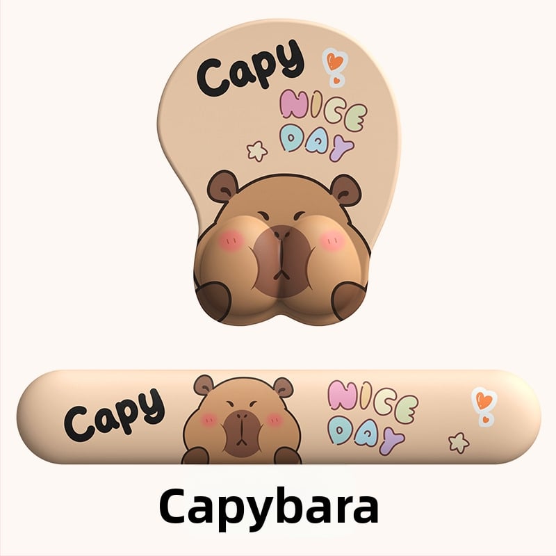 3D pelės kilimėlis su riešo apsauga - Cortical medžiaga, OEM apdorojimas