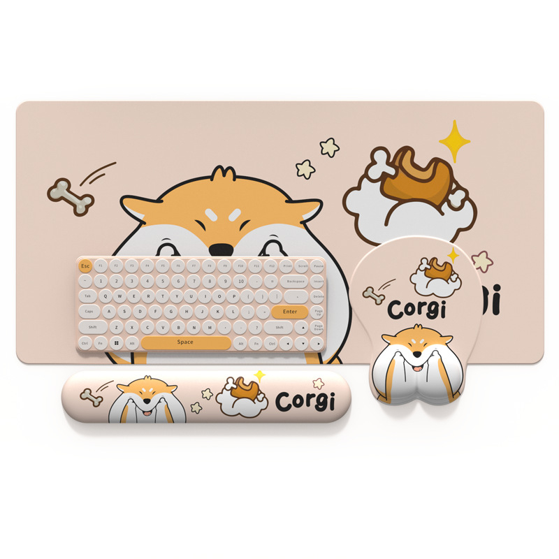 3D pelės kilimėlis su riešo apsauga - Cortical medžiaga, OEM apdorojimas