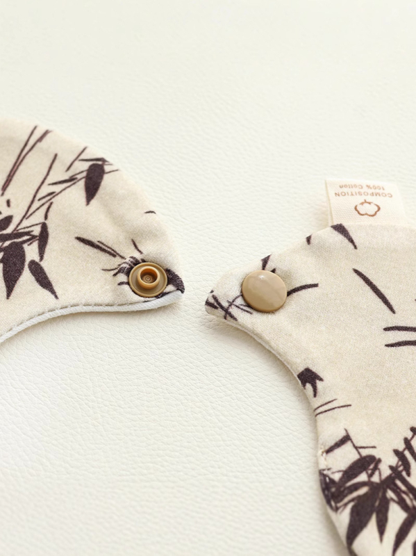 Dječji ubrus za salivaciju, 360° rotirajući, vodootporan i otporan na mrlje, pamuk preko 95%, pogodan za novorođenčad 0–1 godina