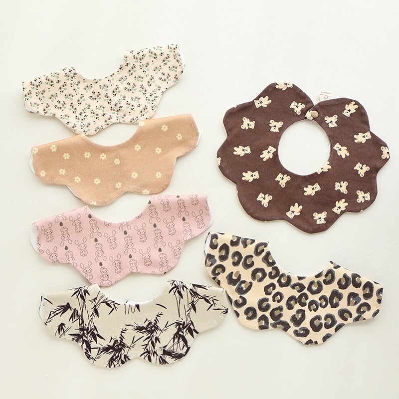 Dječji ubrus za salivaciju, 360° rotirajući, vodootporan i otporan na mrlje, pamuk preko 95%, pogodan za novorođenčad 0–1 godina