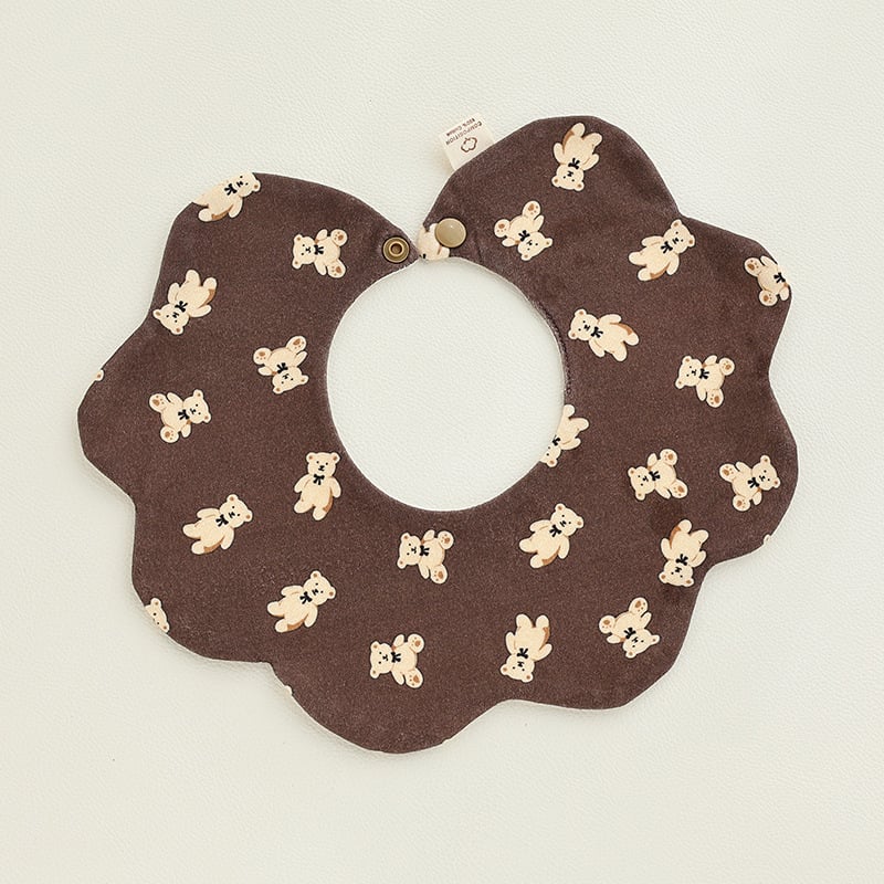 Dječji ubrus za salivaciju, 360° rotirajući, vodootporan i otporan na mrlje, pamuk preko 95%, pogodan za novorođenčad 0–1 godina