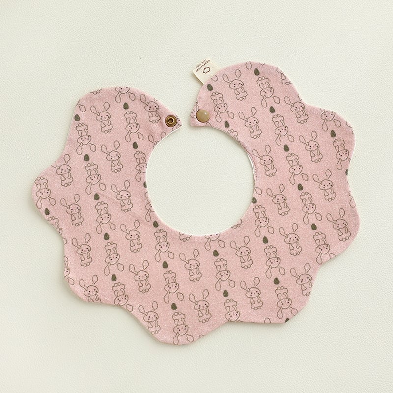 Dječji ubrus za salivaciju, 360° rotirajući, vodootporan i otporan na mrlje, pamuk preko 95%, pogodan za novorođenčad 0–1 godina