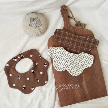Bib dublu față pentru bebeluși din bumbac (>95%), absorbant, unisex, pentru 0–2 ani
