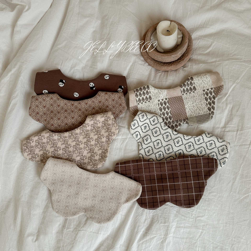 Bib dublu față pentru bebeluși din bumbac (>95%), absorbant, unisex, pentru 0–2 ani