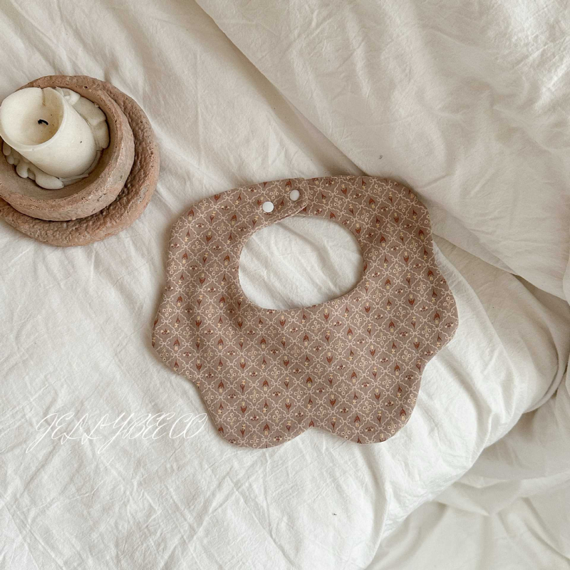 Bib dublu față pentru bebeluși din bumbac (>95%), absorbant, unisex, pentru 0–2 ani