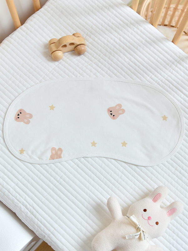 Zīdaiņa sūkšanas dvielis ar karikatūras rakstu, 100% kokvilna, absorbe ūdeni, 0–1 gadu vecumā