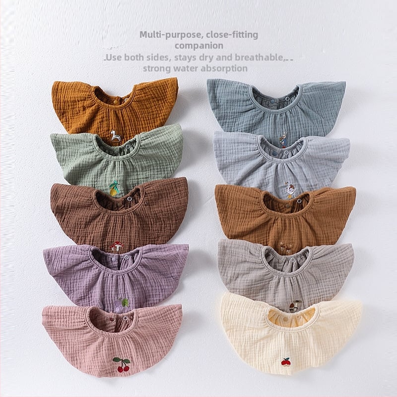 Beitaya Zīdaiņu 100% kokvilnas salievīte, 0–12 mēnešiem, universāls, izšūts raksts, četrsezonu gāze