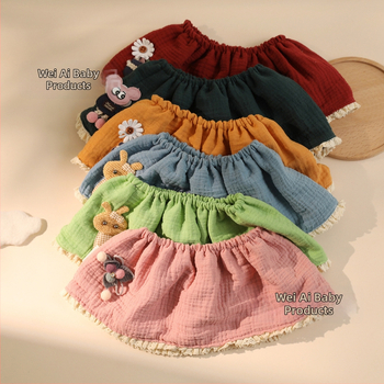 Bērnu bavete ar 360° princeses mežģīnēm, kokvilnas marlē, absorbējošs kokvilnas diegs, vecums 0–1 gads