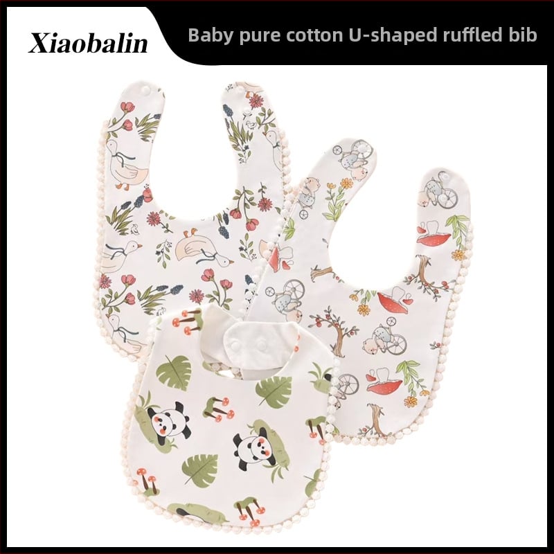 Little Barline bavete bērniem no zīdaiņiem līdz 6 gadiem — 100% kokvilna, ūdensizturīga un netīrumu izturība