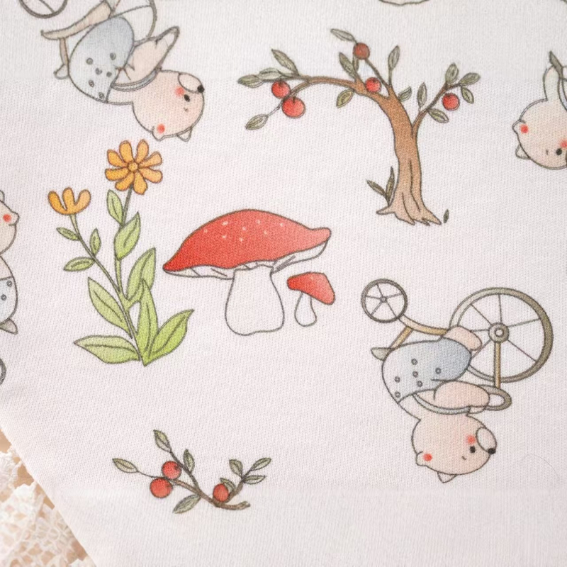 Little Barline bavete bērniem no zīdaiņiem līdz 6 gadiem — 100% kokvilna, ūdensizturīga un netīrumu izturība