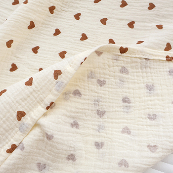 Zīdaiņu šalle no crepe auduma ar karikatūru un punktu rakstu, visas sezonas, drošības klase A