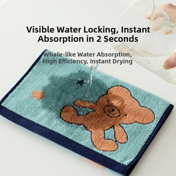 Bērnu sejas un roku dvielis, 100% kokvilna, 32s diegi, 50–80 g, ražošanas process 20058736312