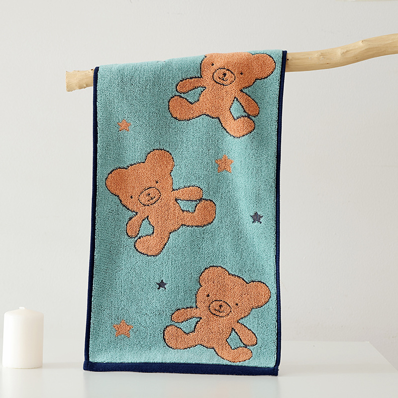 Bērnu sejas un roku dvielis, 100% kokvilna, 32s diegi, 50–80 g, ražošanas process 20058736312