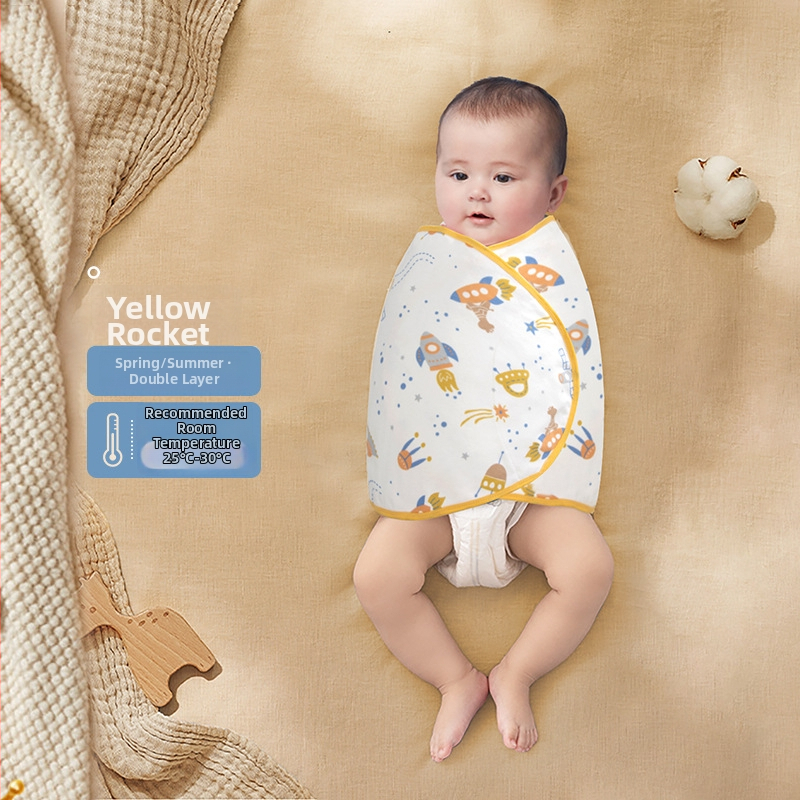 BDL Bidole Zīdaiņu svārsta dvieli ar aploksni – 100% kokvilna, karikatūru raksts, vasara/pavasaris, jaundzimušie (0–12 mēneši), Klase A