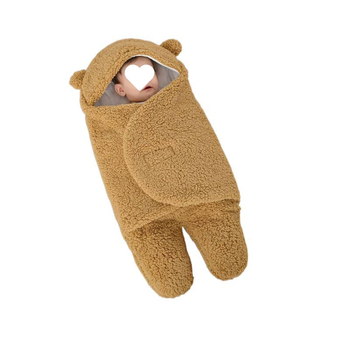 Bērnu vannas dvielis ar iepakošanas funkciju, rudens–ziemas biezs, imitācijas kašmīra audums, piemērots bērniem no 3 līdz 8 gadiem