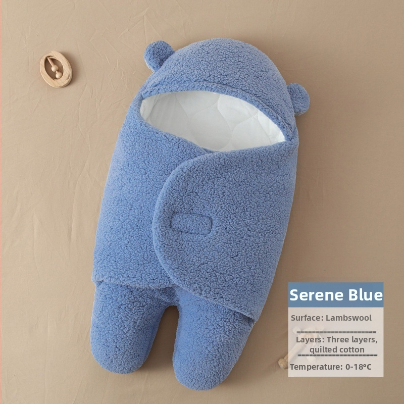 Bērnu vannas dvielis ar iepakošanas funkciju, rudens–ziemas biezs, imitācijas kašmīra audums, piemērots bērniem no 3 līdz 8 gadiem