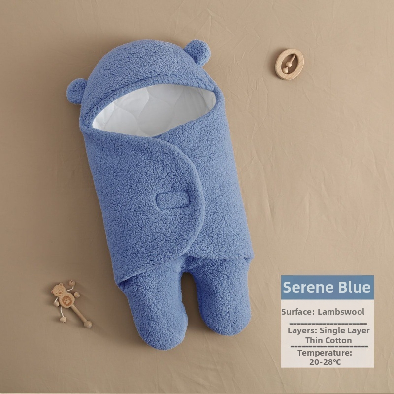 Bērnu vannas dvielis ar iepakošanas funkciju, rudens–ziemas biezs, imitācijas kašmīra audums, piemērots bērniem no 3 līdz 8 gadiem