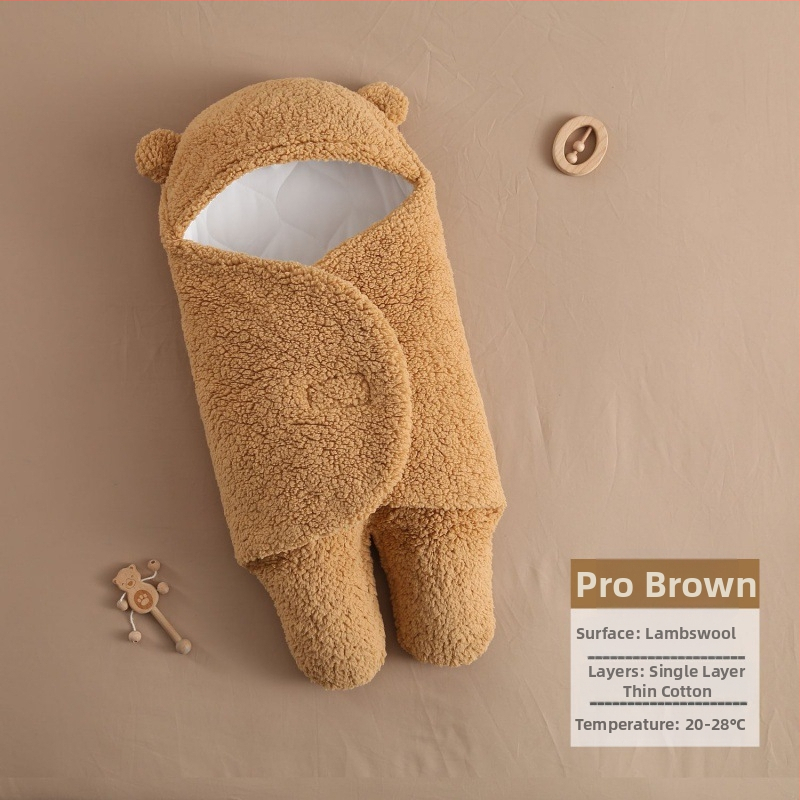 Bērnu vannas dvielis ar iepakošanas funkciju, rudens–ziemas biezs, imitācijas kašmīra audums, piemērots bērniem no 3 līdz 8 gadiem