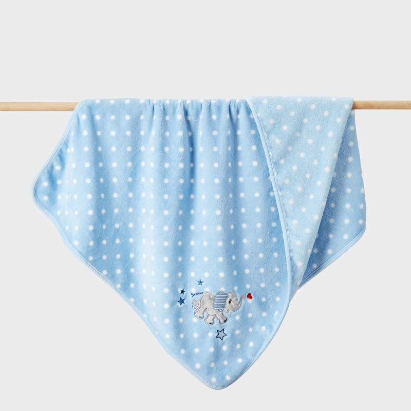 Бебешко одеяло Aikexin, фланелено, 200–300 g, за деца 1–12 години, четирисезонно