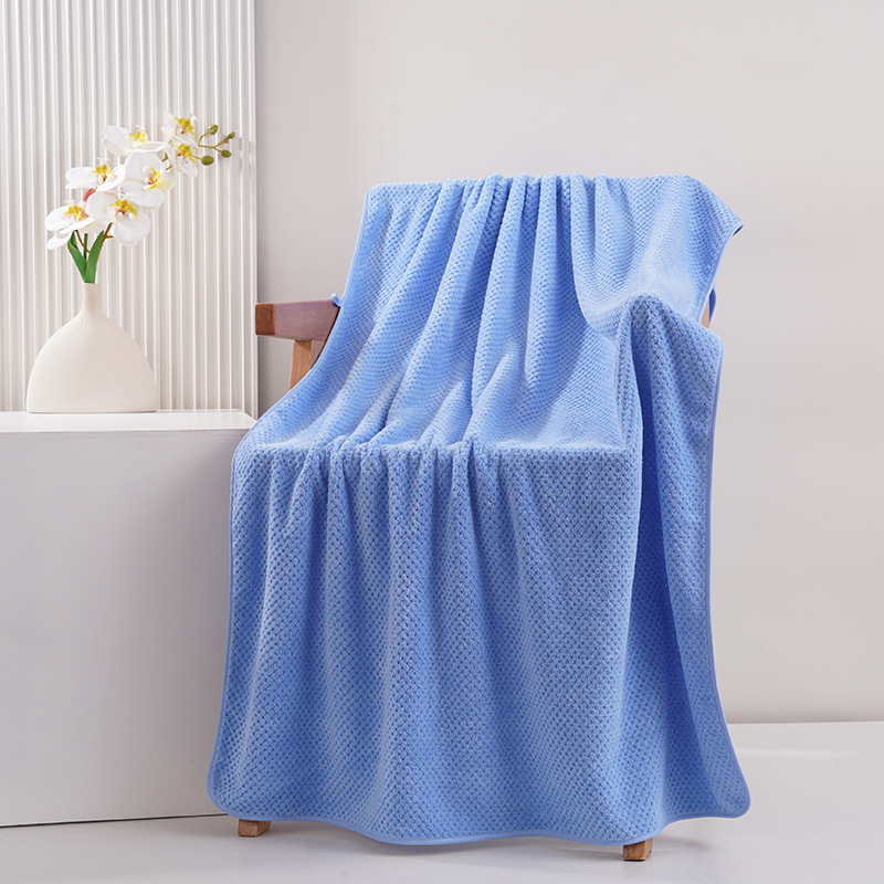 Korallfleece käterätt vannitoa jaoks, paks, nahasõbralik, imav ja kiiresti kuivav, 150D, 400–500 g, lihtne kude servadega, vannitoa või ranna jaoks