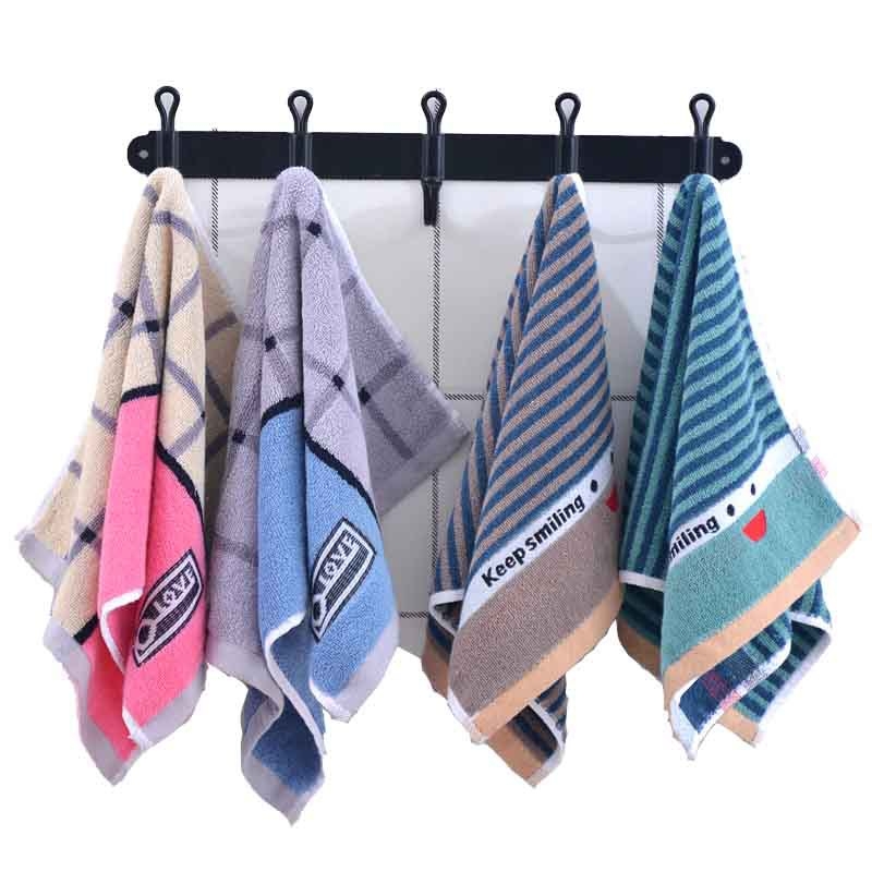 Bērnu sejas dvielis no 100% kokvilnas, jacquard audums, 32s diegi, svars 50-80 g