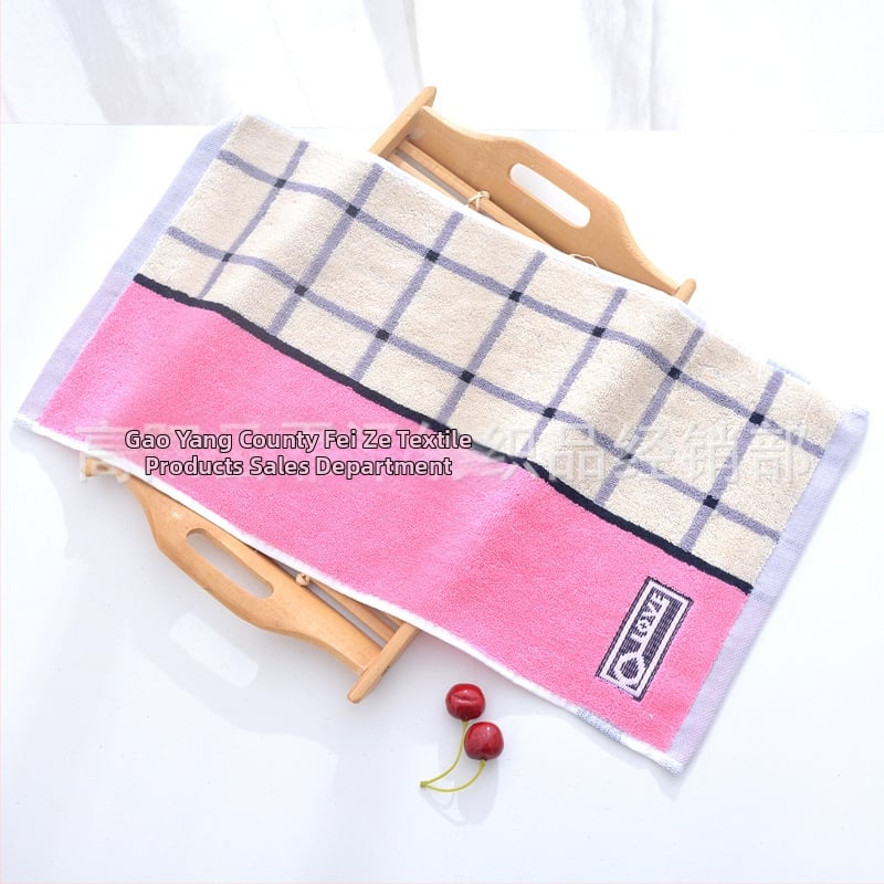 Bērnu sejas dvielis no 100% kokvilnas, jacquard audums, 32s diegi, svars 50-80 g