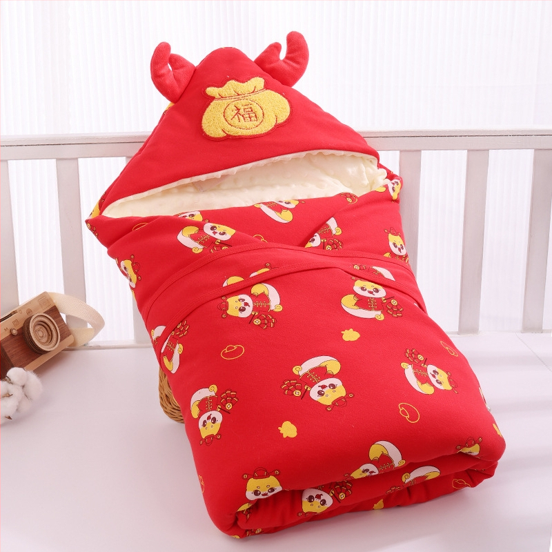 Stray Bear bērnu segu no 100% kokvilnas ar karikatūru rakstu, visu sezonu lietošanai, zīdaiņiem 0–12 mēneši