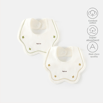 Zīdaiņu ēdiena lakats, ūdensnecaurlaidīgs, 100% kokvilna, universāls, piemērots zīdaiņiem un maziem bērniem