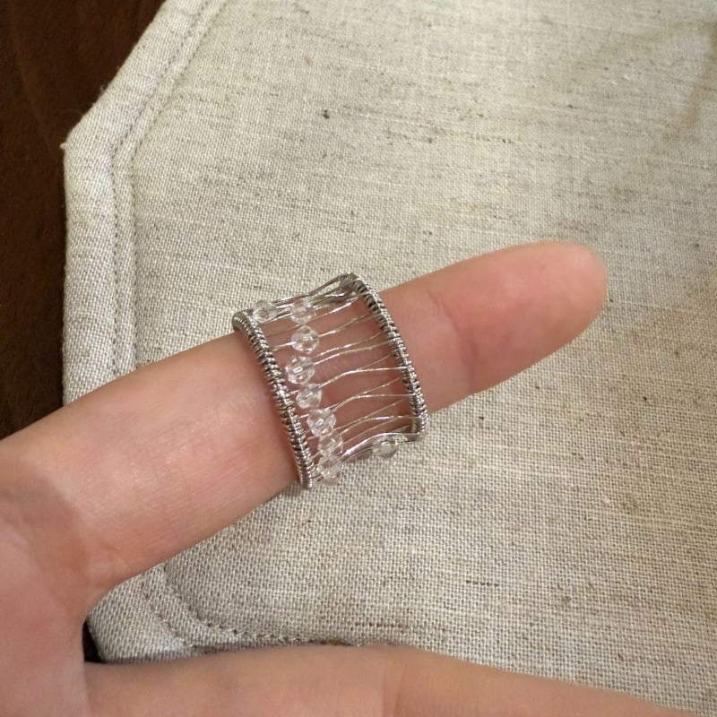 Geometriska rokassprādze ar cirkoniju, misiņa-plastmasas materiāls, elektroplakāta apdare, vasara 2025, personīgais stils, 20 g