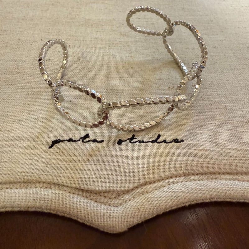 Geometriska rokassprādze ar cirkoniju, misiņa-plastmasas materiāls, elektroplakāta apdare, vasara 2025, personīgais stils, 20 g