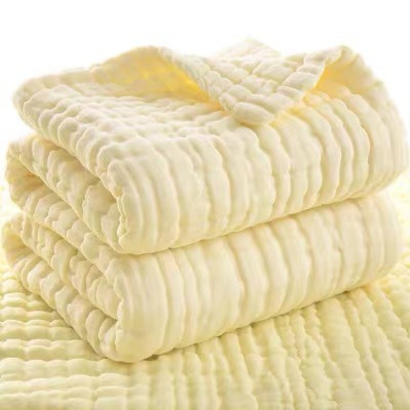 Prosop bebeluș din bumbac, muselină 12 straturi, fir 40s, 500 g sau mai mult, imprimare, țesătură simplă