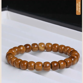 Narukvica Bodhi perli — Cook materijal, ručna izrada, unisex, kineski stil, oblici srce/valovi/geometrijski, književno retro, ljeto 2024