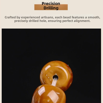 Narukvica Bodhi perli — Cook materijal, ručna izrada, unisex, kineski stil, oblici srce/valovi/geometrijski, književno retro, ljeto 2024