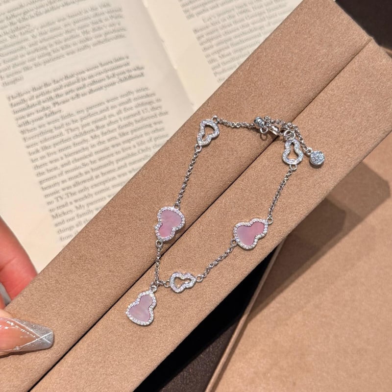 Narukvica od S925 srebra - elektroplatiranje - kineski stil - za žene - geometrijski oblik - Harmony branda - ručni dodatak - jesen 2025