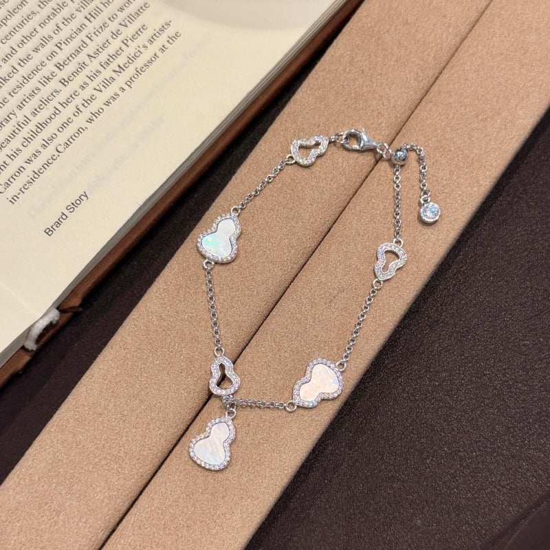 Narukvica od S925 srebra - elektroplatiranje - kineski stil - za žene - geometrijski oblik - Harmony branda - ručni dodatak - jesen 2025