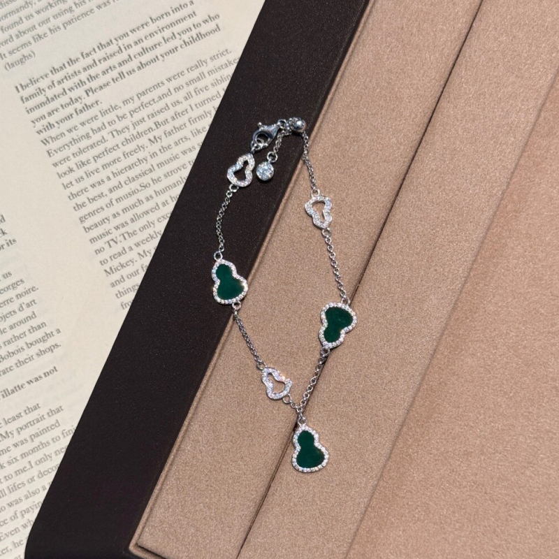 Narukvica od S925 srebra - elektroplatiranje - kineski stil - za žene - geometrijski oblik - Harmony branda - ručni dodatak - jesen 2025