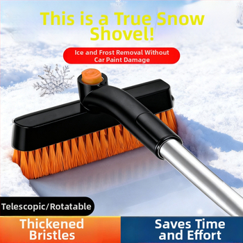 Auto lume lapiga koos klaasi sulatamise ja jää kraapimise ning talvise lume puhastusvahendiga (Materjalid: ABS, EVA, alumiiniumtoru, veluur; Bränd: Friendly)