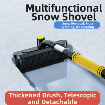 Auto lume lapiga koos klaasi sulatamise ja jää kraapimise ning talvise lume puhastusvahendiga (Materjalid: ABS, EVA, alumiiniumtoru, veluur; Bränd: Friendly)